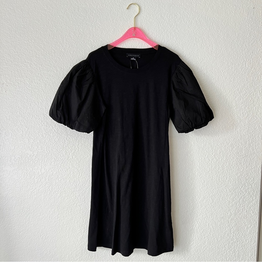 NWT Sanctuary Puff Sleeve Organic Cotton Dress Size Medium